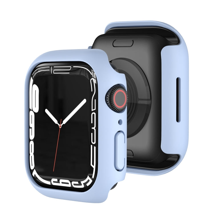 Shockproof TPU Protective Case For Apple Watch Series 9 / 8 / 7 41mm(Light Blue) by buy2fix
