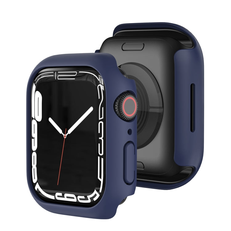 Shockproof TPU Protective Case For Apple Watch Series 9 / 8 / 7 41mm(Dark Blue) by buy2fix