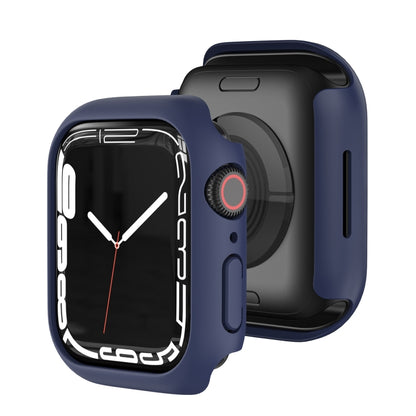 Shockproof TPU Protective Case For Apple Watch Series 9 / 8 / 7 41mm(Dark Blue) by buy2fix