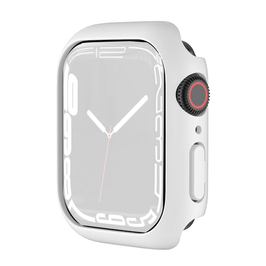 Shockproof TPU Protective Case For Apple Watch Series 9 / 8 / 7 41mm(White) by buy2fix