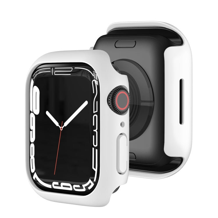 Shockproof TPU Protective Case For Apple Watch Series 9 / 8 / 7 41mm(White) by buy2fix