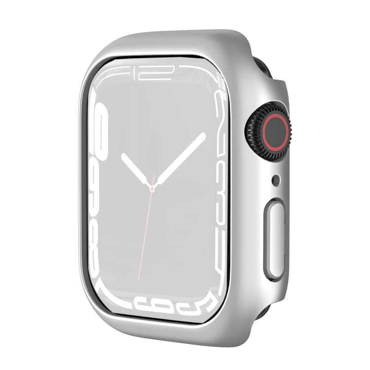 Shockproof TPU Protective Case For Apple Watch Series 9 / 8 / 7 41mm(Silver) by buy2fix