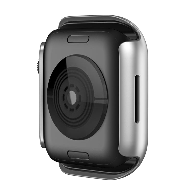 Shockproof TPU Protective Case For Apple Watch Series 9 / 8 / 7 41mm(Silver) by buy2fix