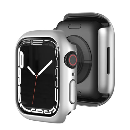 Shockproof TPU Protective Case For Apple Watch Series 9 / 8 / 7 41mm(Silver) by buy2fix