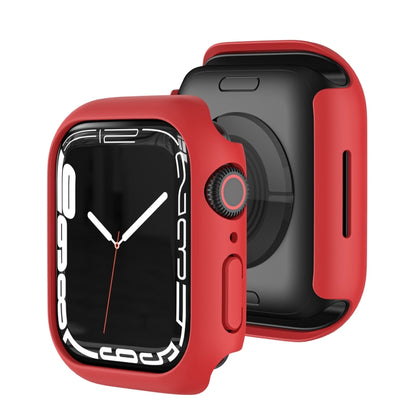 Shockproof TPU Protective Case For Apple Watch Series 9 / 8 / 7 45mm(Red) by buy2fix
