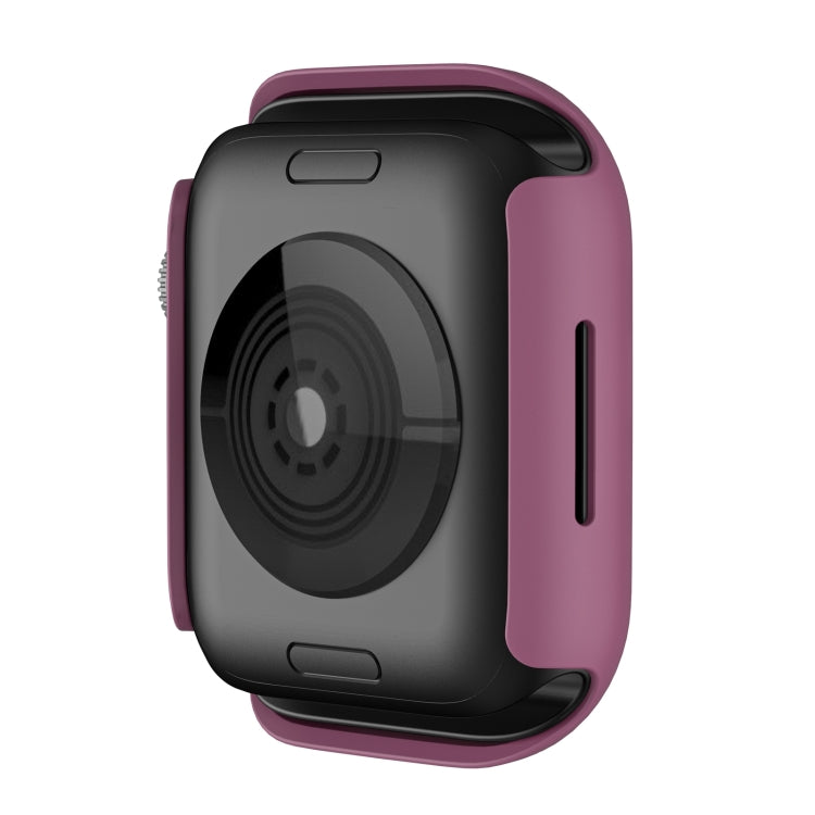 Shockproof TPU Protective Case For Apple Watch Series 9 / 8 / 7 45mm(Wine Red) by buy2fix