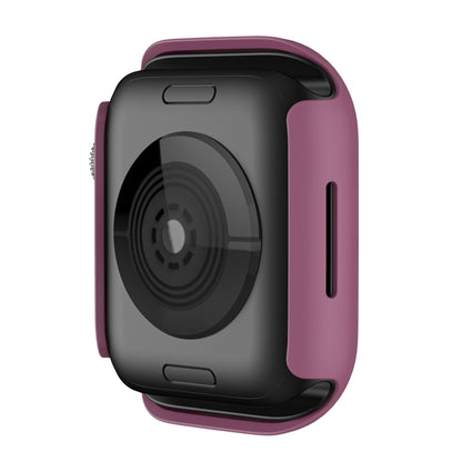 Shockproof TPU Protective Case For Apple Watch Series 9 / 8 / 7 45mm(Wine Red) by buy2fix