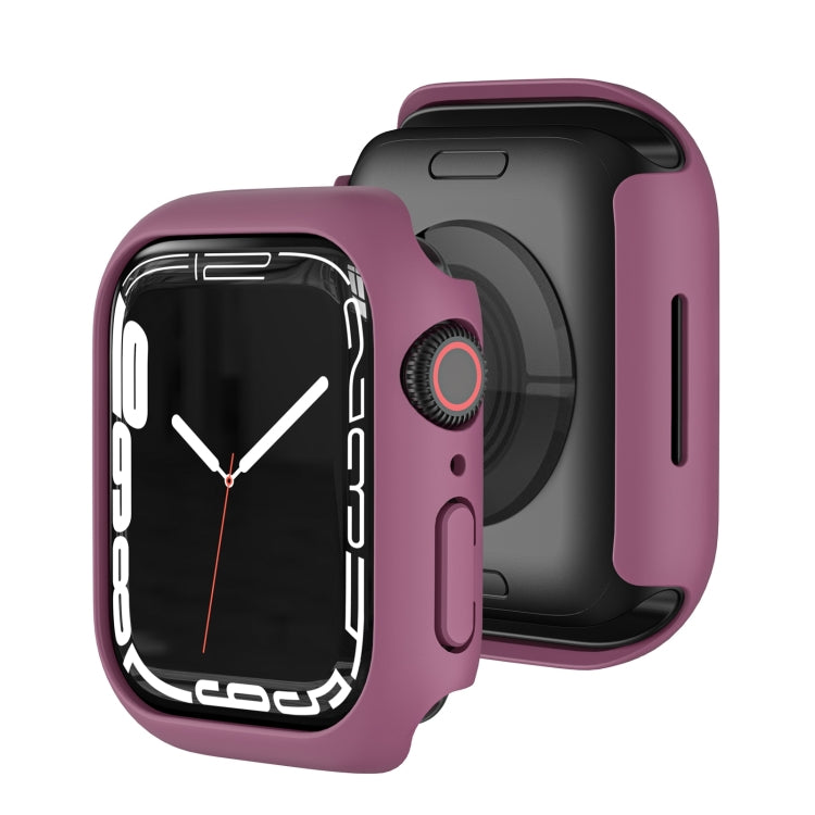 Shockproof TPU Protective Case For Apple Watch Series 9 / 8 / 7 45mm(Wine Red) by buy2fix