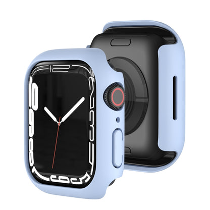 Shockproof TPU Protective Case For Apple Watch Series 9 / 8 / 7 45mm(Light Blue) by buy2fix