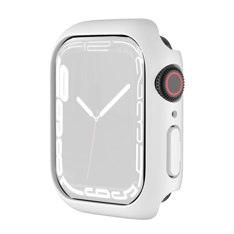 Shockproof TPU Protective Case For Apple Watch Series 9 / 8 / 7 45mm(White) by buy2fix