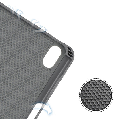 For iPad mini 6 / mini 2024 Mutural YASHI Series Cloth Pattern Texture Horizontal Flip Tablet Case(Black) - iPad mini 6 Cases by Mutural | Online Shopping UK | buy2fix