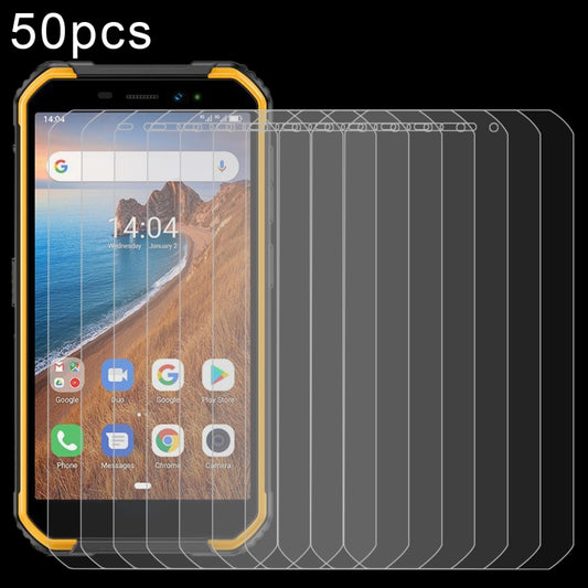 For Ulefone Armor X6 / Armor X6 Pro 50 PCS 0.26mm 9H 2.5D Tempered Glass Film by buy2fix