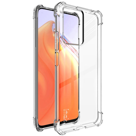 For Xiaomi Mi 11T Pro / Mi 11T IMAK All-inclusive Shockproof Airbag TPU Case with Screen Protector(Transparent)