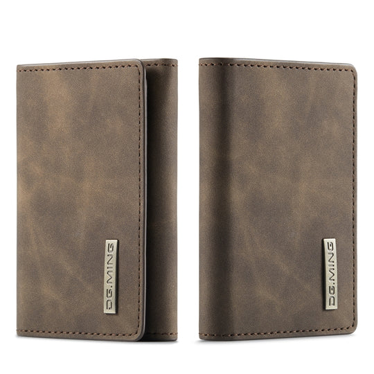 DG.MING M1 Series 3-Fold Multi Card Wallet(Coffee)