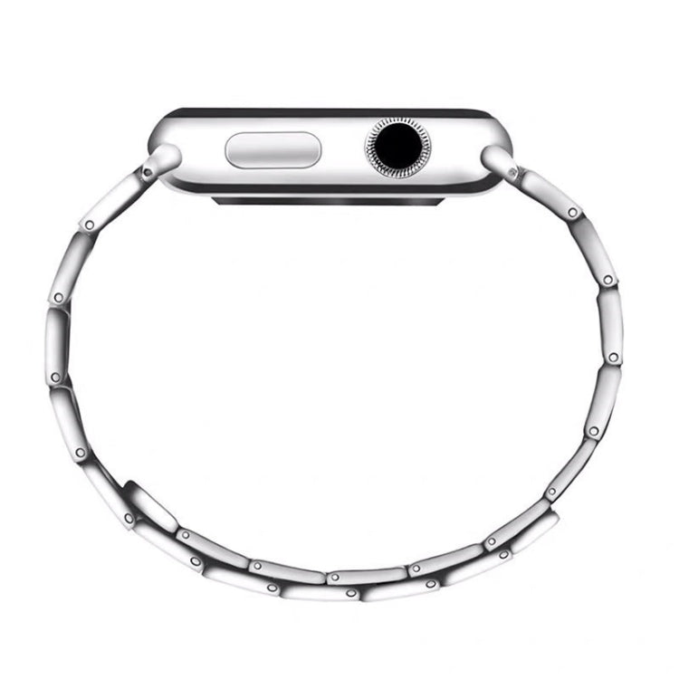 Bamboo Joint Magnetic Steel Watch Band For Apple Watch Ultra 49mm&Watch Ultra 2 49mm / Series 9&8&7 45mm / SE 3&SE 2&6&SE&5&4 44mm / 3&2&1 42mm(Silver) by buy2fix