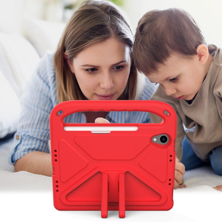 For iPad mini 2024 / mini 6 Handle Portable EVA Shockproof Tablet Case with Triangle Holder(Red) - iPad mini 6 Cases by buy2fix | Online Shopping UK | buy2fix