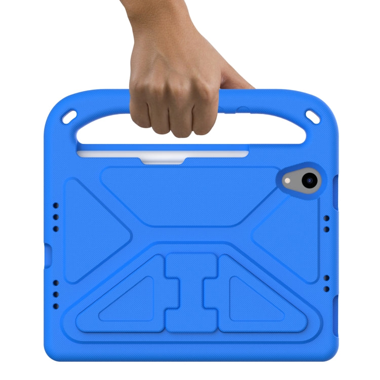For iPad mini 2024 / mini 6 Handle Portable EVA Shockproof Tablet Case with Triangle Holder(Blue) - iPad mini 6 Cases by buy2fix | Online Shopping UK | buy2fix