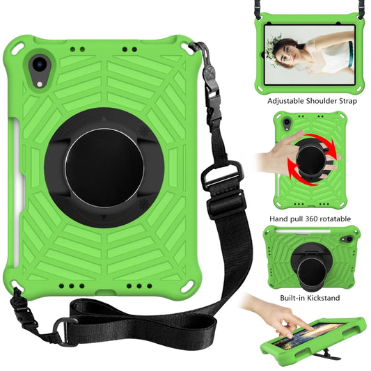 For iPad mini 2024 / mini 6 Spider King EVA Tablet Case with Shoulder Strap & Holder & Pen Slot(Green) - iPad mini 6 Cases by buy2fix | Online Shopping UK | buy2fix