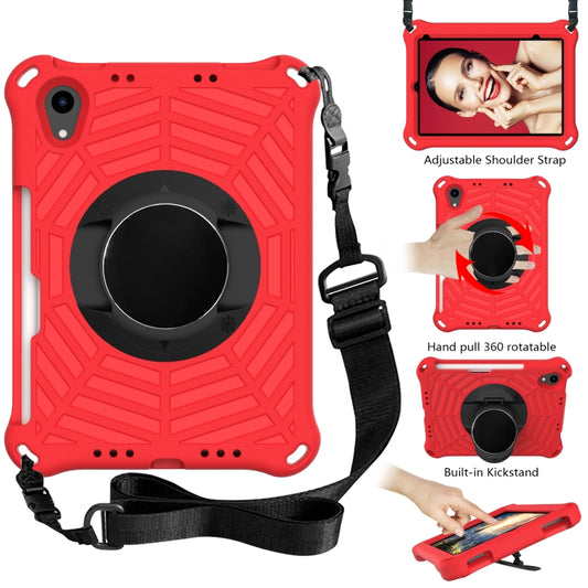 For iPad mini 2024 / mini 6 Spider King EVA Tablet Case with Shoulder Strap & Holder & Pen Slot(Red) - iPad mini 6 Cases by buy2fix | Online Shopping UK | buy2fix