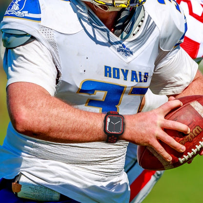 Shockproof PC Protective Case For Apple Watch Series 9 / 8 / 7 45mm(Black + Yellow) by buy2fix