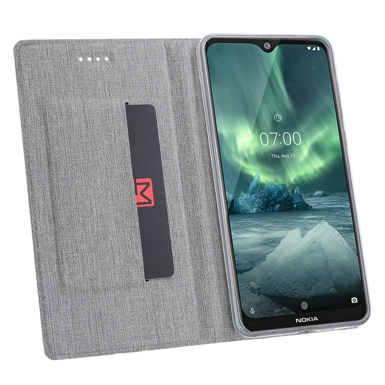 For Nokia 6.2 & 7.2 ViLi Shockproof TPU + PU Horizontal Flip Protective Case with Card Slot & Holder(Black) - Nokia Cases by ViLi | Online Shopping UK | buy2fix