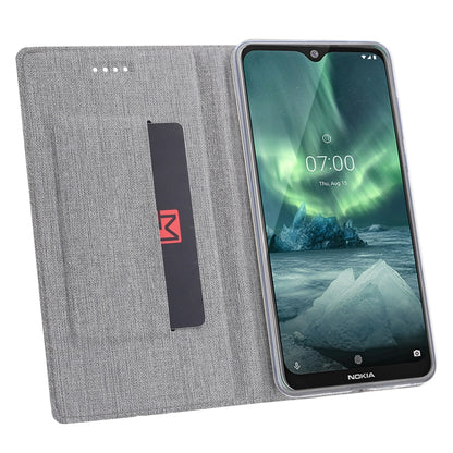 For Nokia 6.2 & 7.2 ViLi Shockproof TPU + PU Horizontal Flip Protective Case with Card Slot & Holder(Black) - Nokia Cases by ViLi | Online Shopping UK | buy2fix