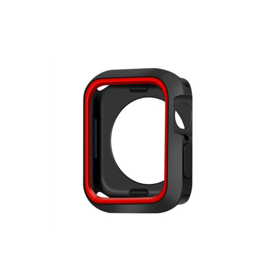 Two-color Shockproof Protective Case For Apple Watch Series 9 / 8 / 7 41mm(Red) by buy2fix