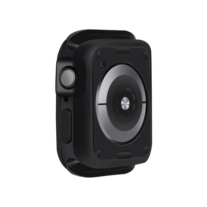 Two-color Shockproof Protective Case For Apple Watch Series 9 / 8 / 7 41mm(Navy Blue) by buy2fix