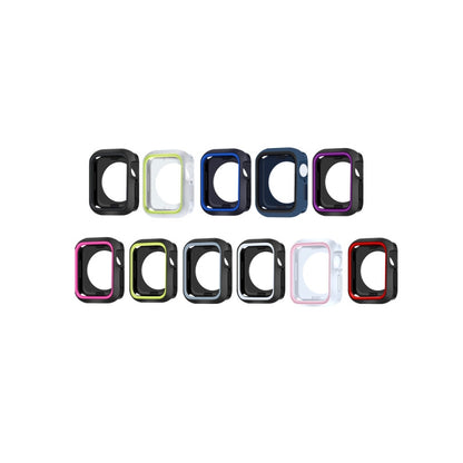 Two-color Shockproof Protective Case For Apple Watch Series 9 / 8 / 7 41mm(Blue) by buy2fix
