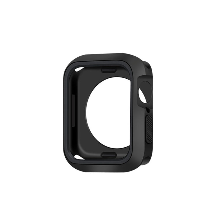 Two-color Shockproof Protective Case For Apple Watch Series 9 / 8 / 7 45mm(Black) by buy2fix