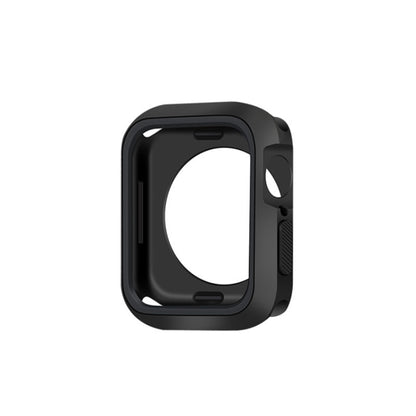 Two-color Shockproof Protective Case For Apple Watch Series 9 / 8 / 7 45mm(Black) by buy2fix