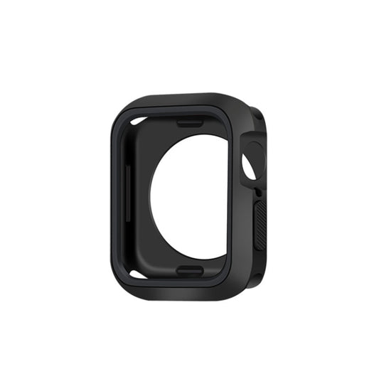 Two-color Shockproof Protective Case For Apple Watch Series 9 / 8 / 7 45mm(Black) by buy2fix