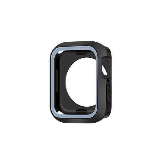 Two-color Shockproof Protective Case For Apple Watch Series 9 / 8 / 7 45mm(Blue Grey) by buy2fix