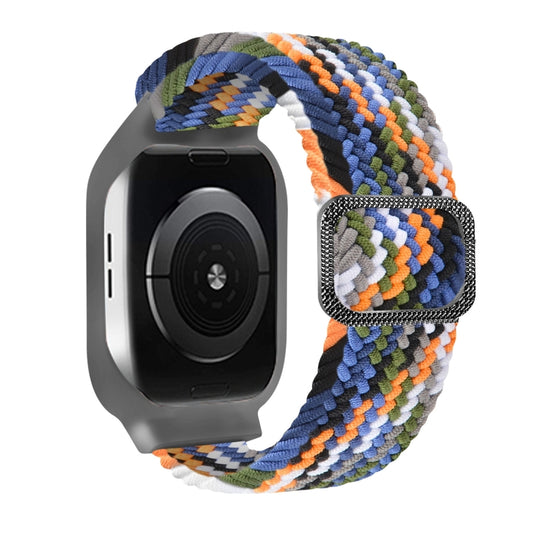 TPU Frame Buckle Braid Integrated Watch Band For Apple Watch Series 6 & SE & 5 & 4 40mm / 3 & 2 & 1 38mm(Denim) by buy2fix