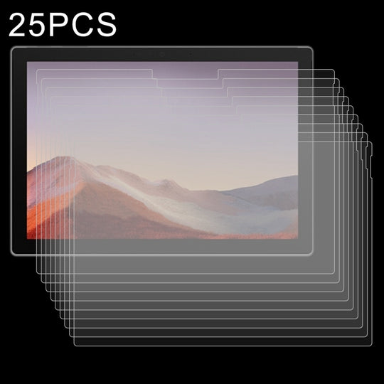 25 PCS/Pack For Microsoft Surface Pro 8 /  Pro X 9H 2.5D Explosion-proof Tempered Tablet Glass Film