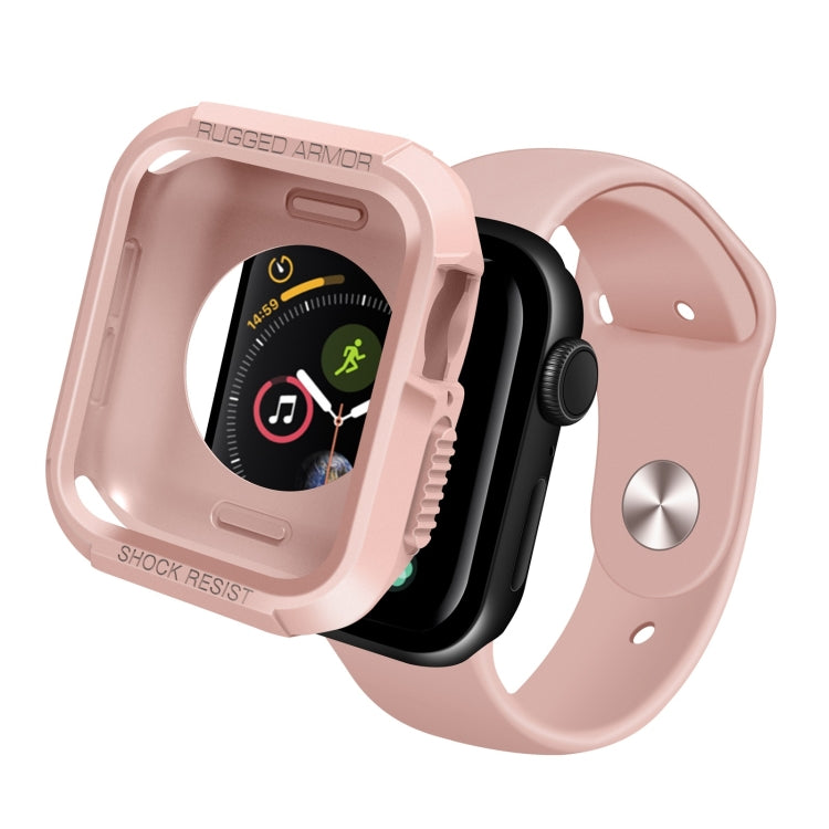 Silicone Shockproof Watch Protective Case For Apple Watch Series 9 / 8 / 7 45mm(Pink) by buy2fix