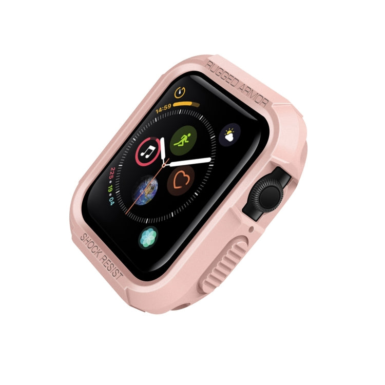 Silicone Shockproof Watch Protective Case For Apple Watch Series 9 / 8 / 7 45mm(Pink) by buy2fix