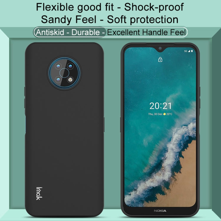 For Nokia G50 imak UC-3 Series Shockproof Frosted TPU Phone Protective Case(Black) by imak