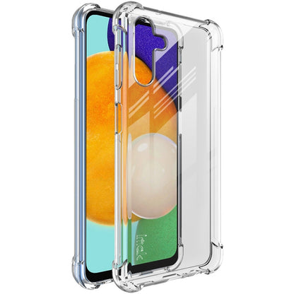 For Samsung Galaxy A13 5G imak All-inclusive Shockproof Airbag TPU Phone Case with Screen Protector(Transparent) by imak