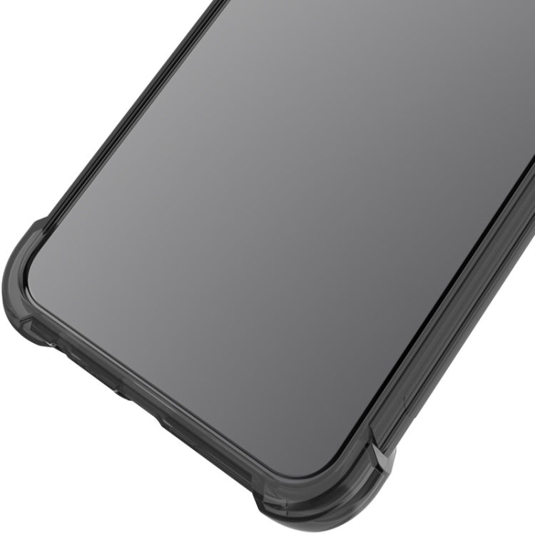 For Samsung Galaxy A13 5G imak All-inclusive Shockproof Airbag TPU Phone Case with Screen Protector(Transparent Black) by imak