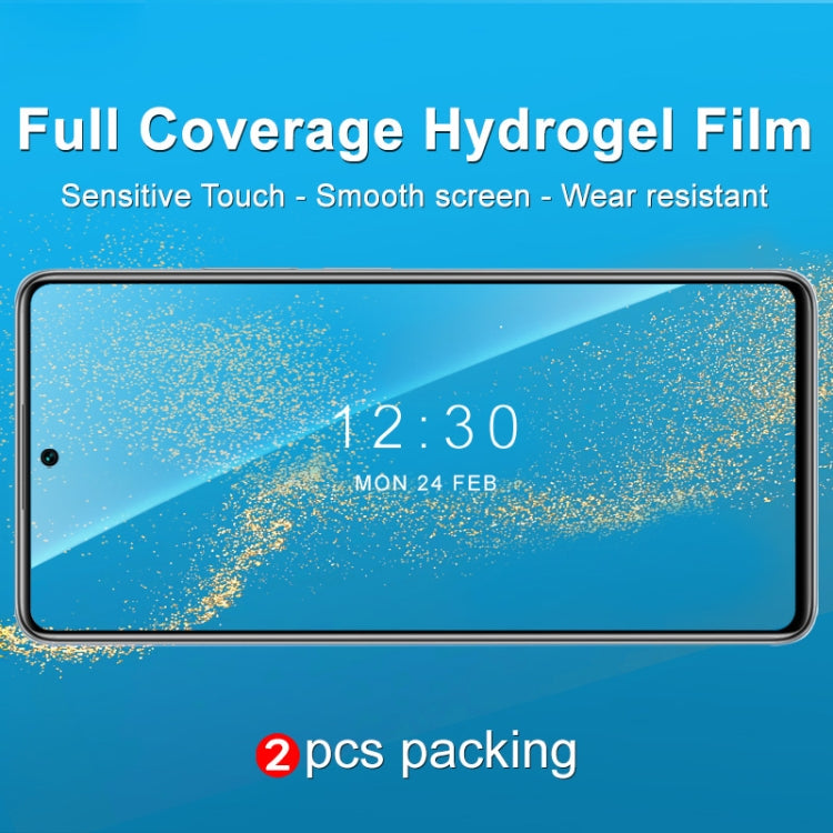For Xiaomi Mi 11T / Mi 11T Pro 2 PCS IMAK Curved Full Screen Hydrogel Film Front Protector -  by imak | Online Shopping UK | buy2fix