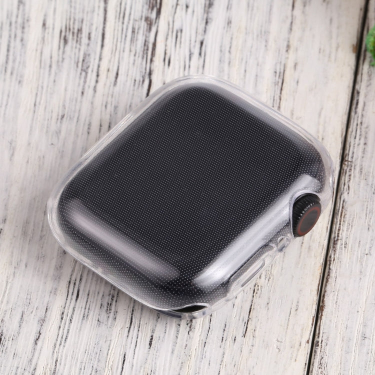Shockproof TPU All-inclusive Protective Case For Apple Watch Series 9 / 8 / 7 45mm(Transparent) by buy2fix