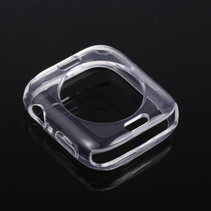 Shockproof TPU Hollow Protective Case For Apple Watch Series 9 / 8 / 7 45mm(Transparent) by buy2fix