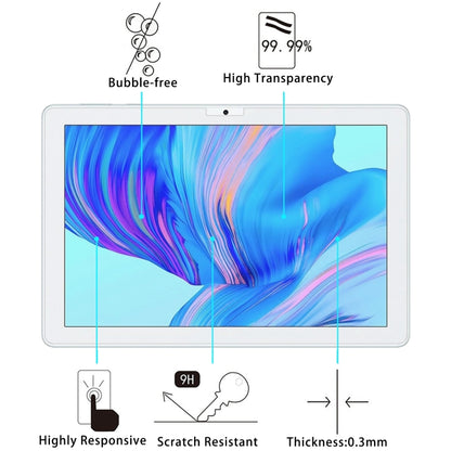 9H 2.5D Explosion-proof Tempered Tablet Glass Film For Honor Tablet X6 - For Huawei MediaPad by buy2fix | Online Shopping UK | buy2fix