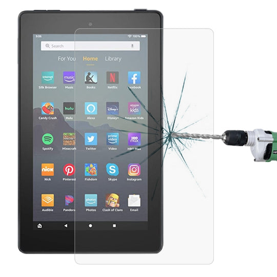 9H 2.5D Explosion-proof Tempered Tablet Glass Film For Amazon Kindle Fire 7 2019