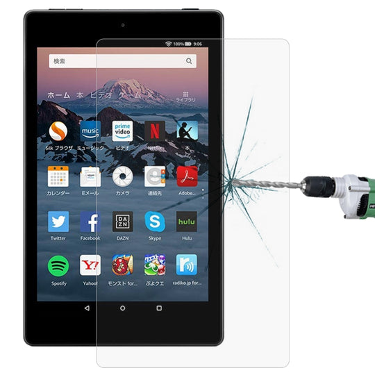 9H 2.5D Explosion-proof Tempered Tablet Glass Film For Amazon Kindle Fire HD 8 2018