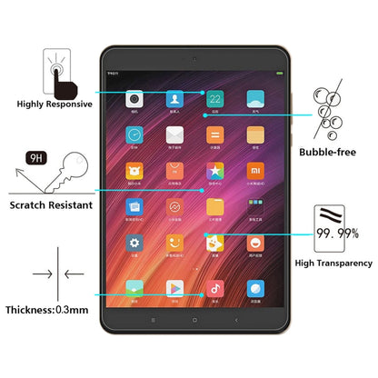 9H 2.5D Explosion-proof Tempered Tablet Glass Film For Xiaomi Mi Pad 3 - Others by buy2fix | Online Shopping UK | buy2fix