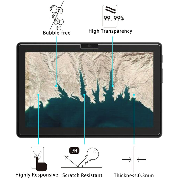 2 PCS 9H 2.5D Explosion-proof Tempered Tablet Glass Film For Lenovo 10e Chromebook - Others by buy2fix | Online Shopping UK | buy2fix