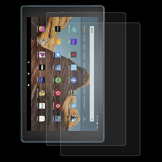 2 PCS/Pack 9H 2.5D Explosion-proof Tempered Tablet Glass Film For Amazon Kindle Fire HD 10 2019