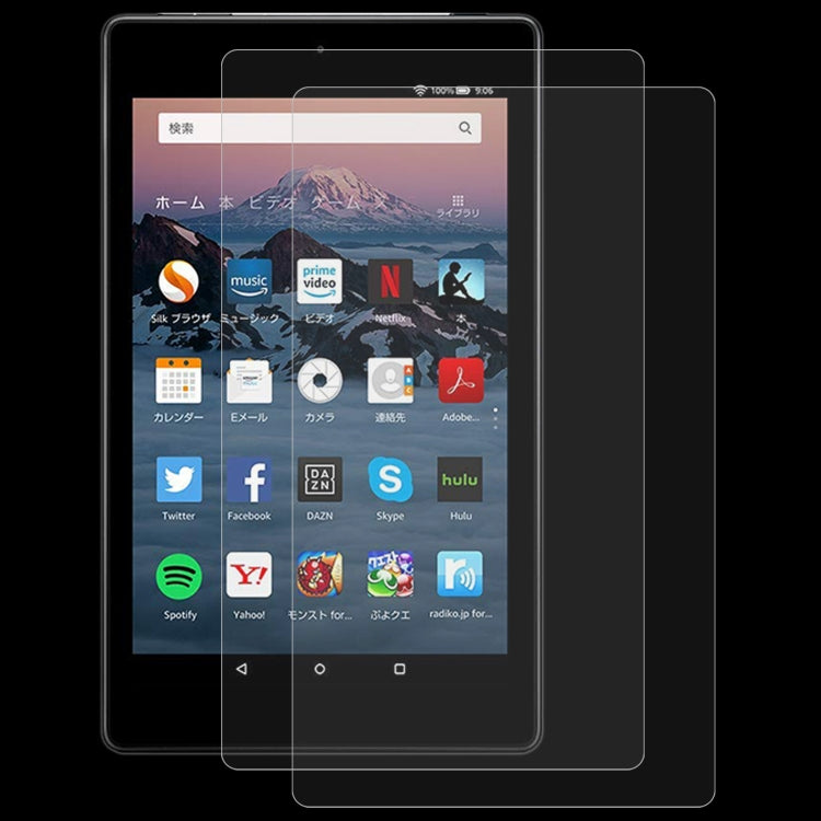 2 PCS 9H 2.5D Explosion-proof Tempered Tablet Glass Film For Amazon Kindle Fire HD 8 2018 - Others by buy2fix | Online Shopping UK | buy2fix